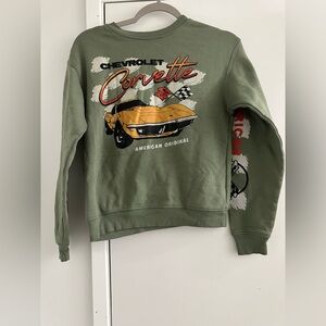 Chevrolet Corvette Crewneck Sweatshirt GM Official Licensed Product Mens Sz XS